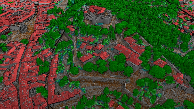 LiDAR analysis workflow classification