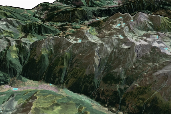 Dettaglio 3D area Nord-Est Corno Bussola