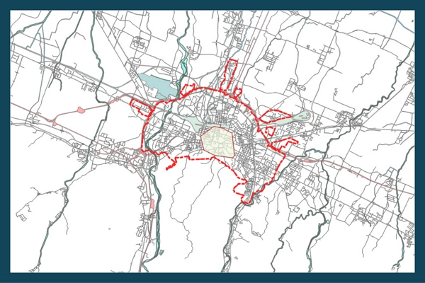 Scala 1:200.000 città di Bologna