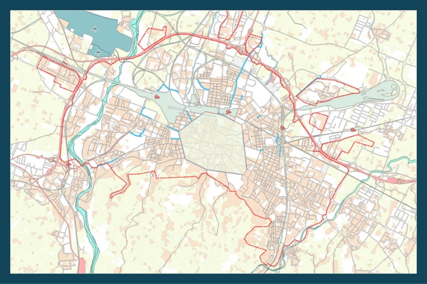 Scala 1:50.000 città di Bologna