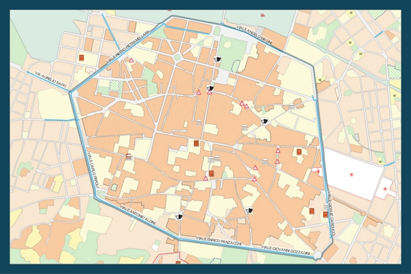 Scala 1:10.000 città di Bologna